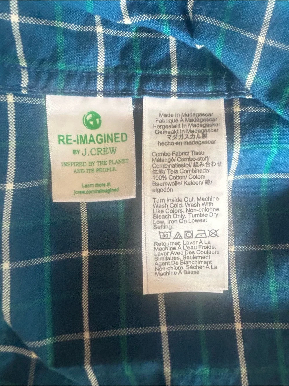 J. Crew classic teal